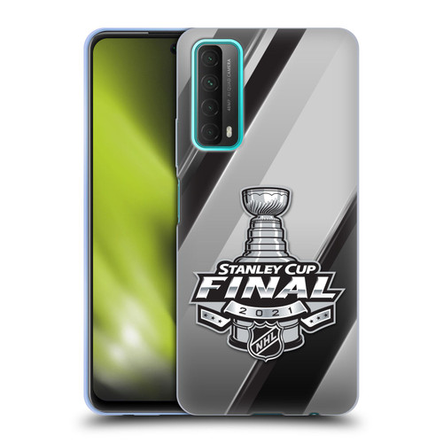 NHL 2021 Stanley Cup Final Stripes 2 Soft Gel Case for Huawei P Smart (2021)