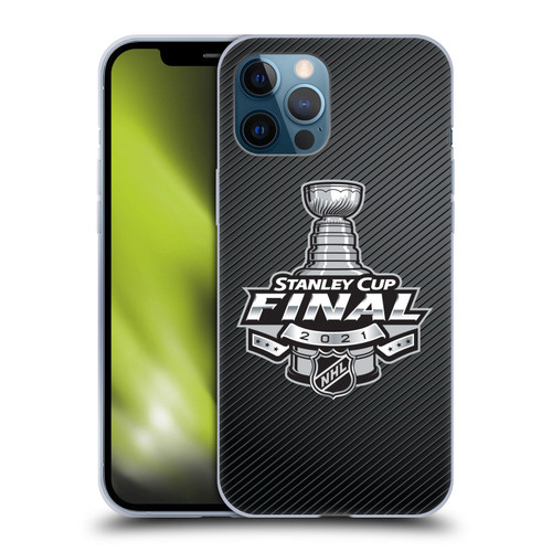 NHL 2021 Stanley Cup Final Stripes Soft Gel Case for Apple iPhone 12 Pro Max
