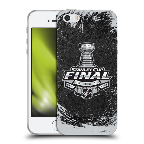 NHL 2021 Stanley Cup Final Distressed Soft Gel Case for Apple iPhone 5 / 5s / iPhone SE 2016