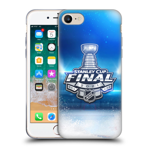 NHL 2021 Stanley Cup Final Stadium Soft Gel Case for Apple iPhone 7 / 8 / SE 2020 & 2022