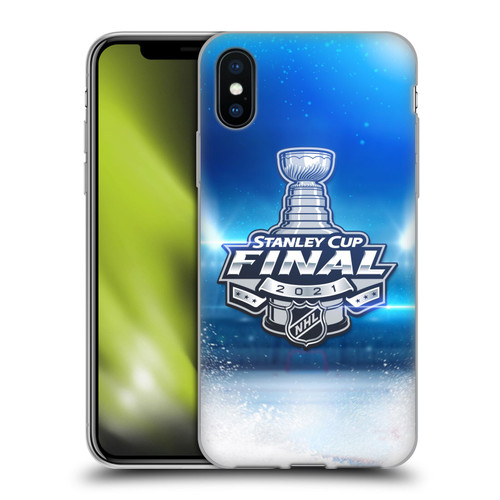 NHL 2021 Stanley Cup Final Stadium Soft Gel Case for Apple iPhone X / iPhone XS