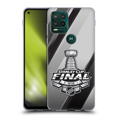 NHL 2021 Stanley Cup Final Stripes 2 Soft Gel Case for Motorola Moto G Stylus 5G 2021