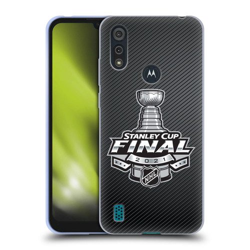 NHL 2021 Stanley Cup Final Stripes Soft Gel Case for Motorola Moto E6s (2020)
