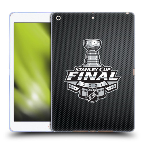 NHL 2021 Stanley Cup Final Stripes Soft Gel Case for Apple iPad 10.2 2019/2020/2021