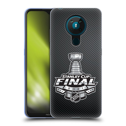 NHL 2021 Stanley Cup Final Stripes Soft Gel Case for Nokia 5.3