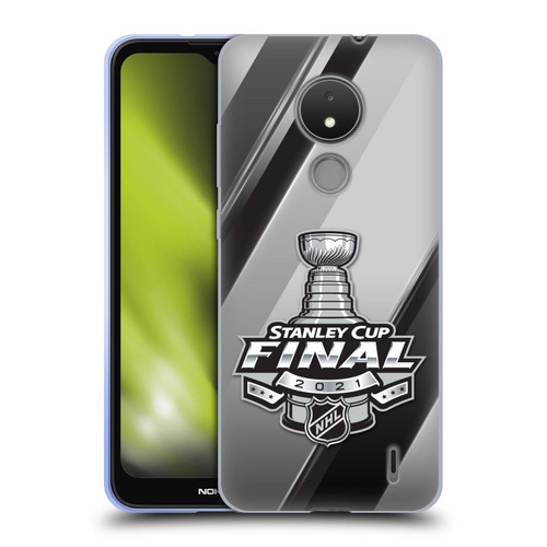 NHL 2021 Stanley Cup Final Stripes 2 Soft Gel Case for Nokia C21