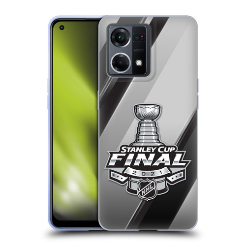 NHL 2021 Stanley Cup Final Stripes 2 Soft Gel Case for OPPO Reno8 4G