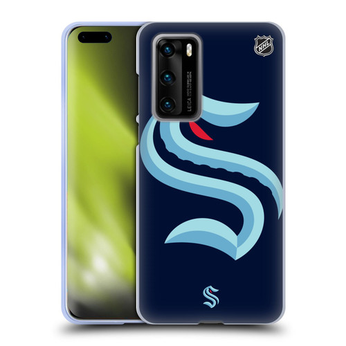 NHL Seattle Kraken Oversized Soft Gel Case for Huawei P40 5G
