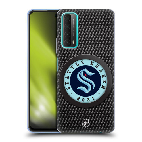 NHL Seattle Kraken Puck Texture Soft Gel Case for Huawei P Smart (2021)