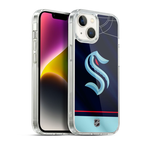 NHL Seattle Kraken Jersey Soft Gel Case for Apple iPhone 14