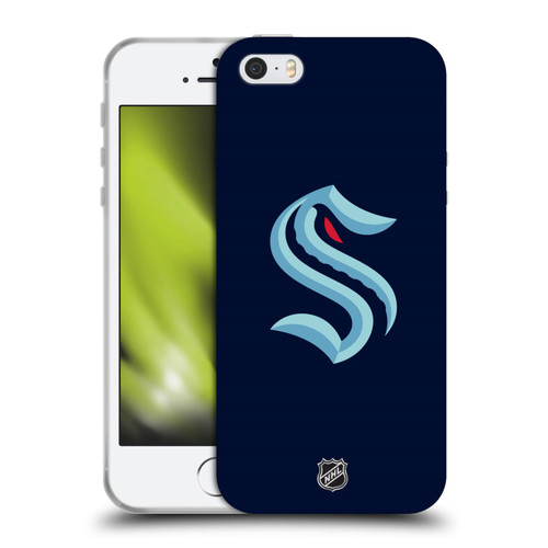 NHL Seattle Kraken Plain Soft Gel Case for Apple iPhone 5 / 5s / iPhone SE 2016