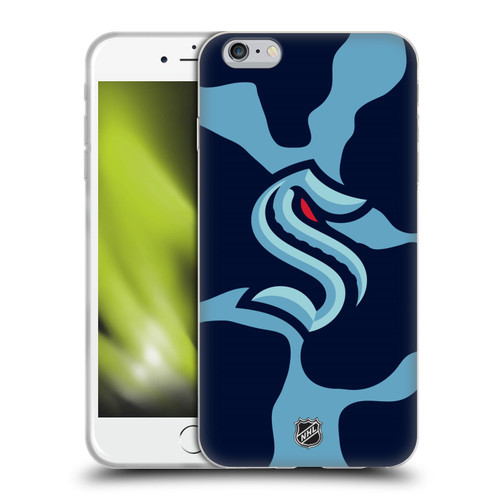NHL Seattle Kraken Cow Pattern Soft Gel Case for Apple iPhone 6 Plus / iPhone 6s Plus