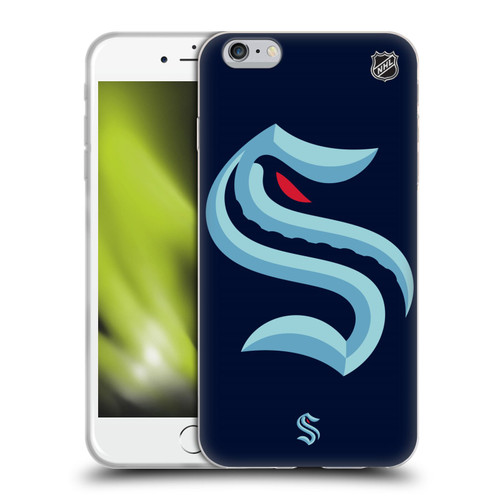 NHL Seattle Kraken Oversized Soft Gel Case for Apple iPhone 6 Plus / iPhone 6s Plus