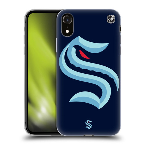 NHL Seattle Kraken Oversized Soft Gel Case for Apple iPhone XR