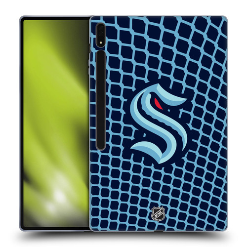 NHL Seattle Kraken Net Pattern Soft Gel Case for Samsung Galaxy Tab S8 Ultra