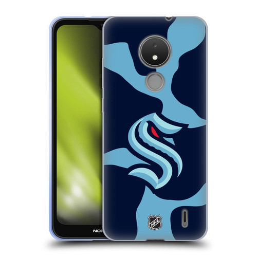 NHL Seattle Kraken Cow Pattern Soft Gel Case for Nokia C21