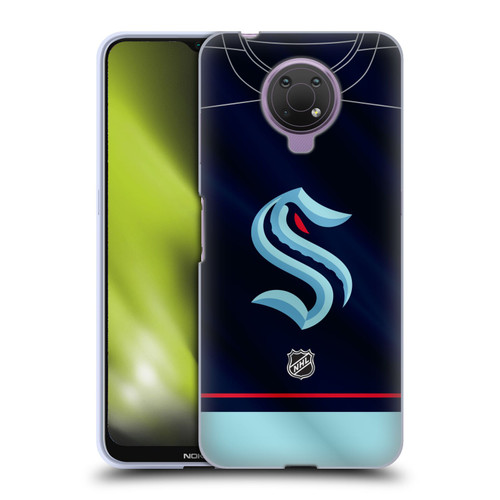 NHL Seattle Kraken Jersey Soft Gel Case for Nokia G10