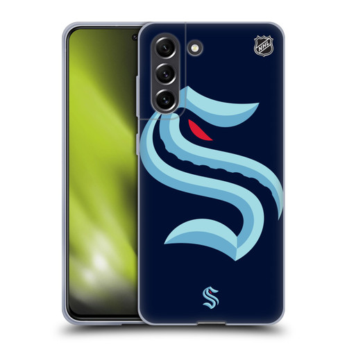 NHL Seattle Kraken Oversized Soft Gel Case for Samsung Galaxy S21 FE 5G