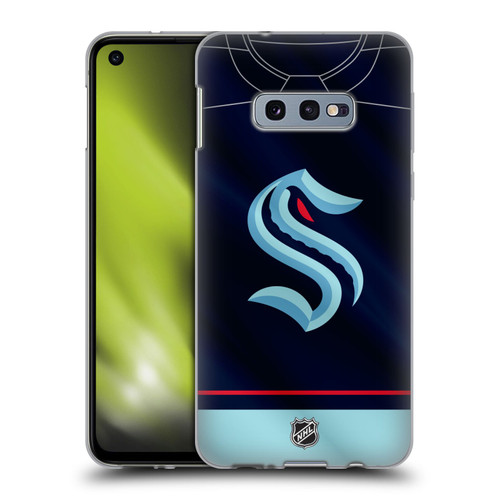 NHL Seattle Kraken Jersey Soft Gel Case for Samsung Galaxy S10e