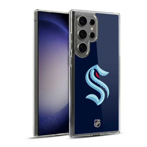 NHL Seattle Kraken Plain Soft Gel Case for Samsung Galaxy S23 Ultra 5G