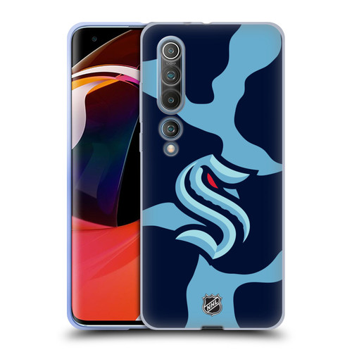 NHL Seattle Kraken Cow Pattern Soft Gel Case for Xiaomi Mi 10 5G / Mi 10 Pro 5G
