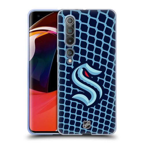 NHL Seattle Kraken Net Pattern Soft Gel Case for Xiaomi Mi 10 5G / Mi 10 Pro 5G