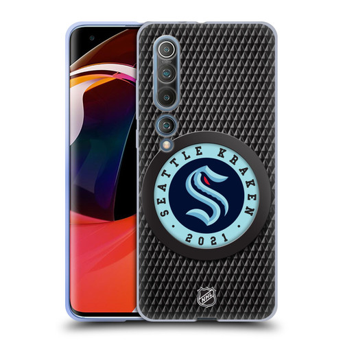 NHL Seattle Kraken Puck Texture Soft Gel Case for Xiaomi Mi 10 5G / Mi 10 Pro 5G