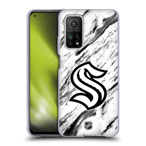 NHL Seattle Kraken Marble Soft Gel Case for Xiaomi Mi 10T 5G