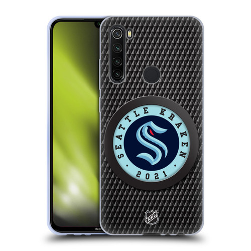 NHL Seattle Kraken Puck Texture Soft Gel Case for Xiaomi Redmi Note 8T