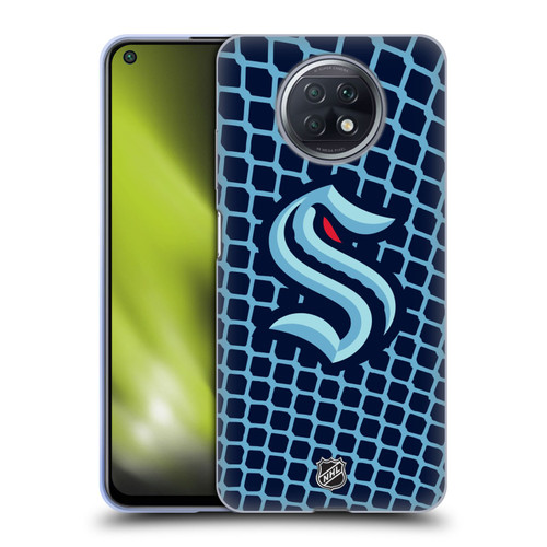 NHL Seattle Kraken Net Pattern Soft Gel Case for Xiaomi Redmi Note 9T 5G