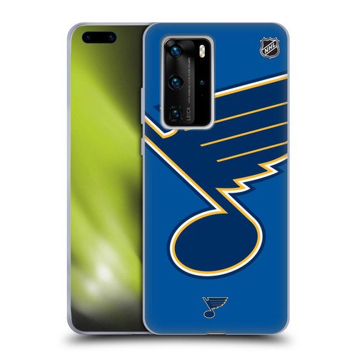 NHL St Louis Blues Oversized Soft Gel Case for Huawei P40 Pro / P40 Pro Plus 5G