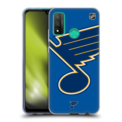 NHL St Louis Blues Oversized Soft Gel Case for Huawei P Smart (2020)