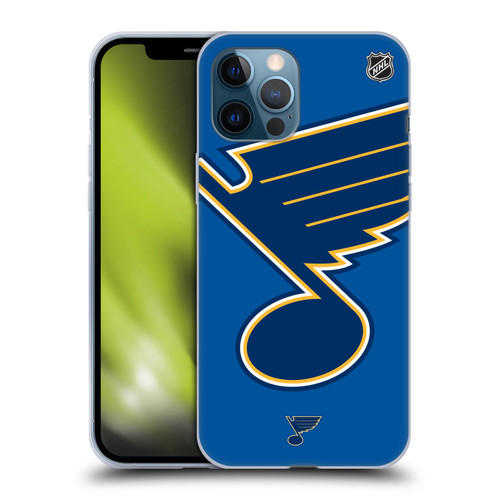 NHL St Louis Blues Oversized Soft Gel Case for Apple iPhone 12 Pro Max