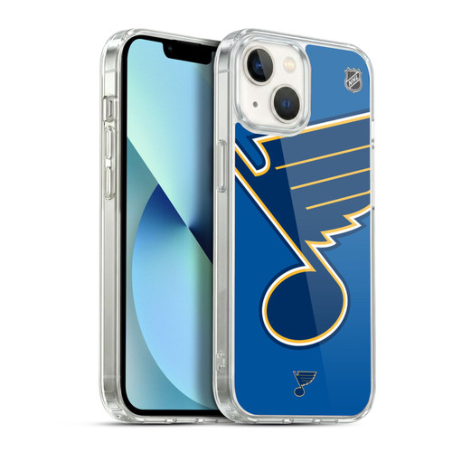 NHL St Louis Blues Oversized Soft Gel Case for Apple iPhone 13