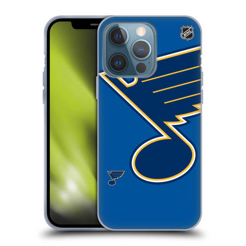 NHL St Louis Blues Oversized Soft Gel Case for Apple iPhone 13 Pro & MagSafe