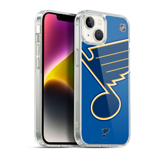 NHL St Louis Blues Oversized Soft Gel Case for Apple iPhone 14 Plus & MagSafe