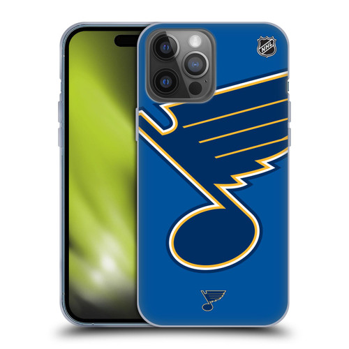NHL St Louis Blues Oversized Soft Gel Case for Apple iPhone 14 Pro Max & MagSafe