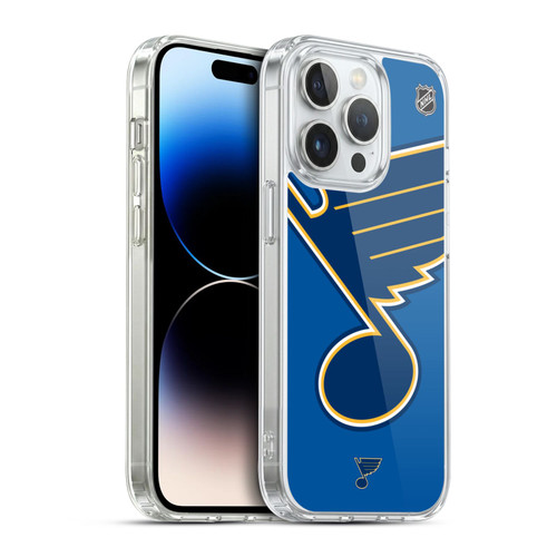 NHL St Louis Blues Oversized Soft Gel Case for Apple iPhone 14 Pro & MagSafe