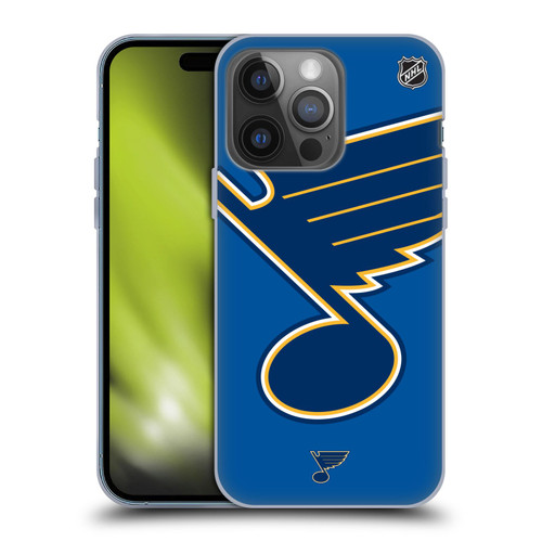 NHL St Louis Blues Oversized Soft Gel Case for Apple iPhone 14 Pro