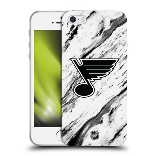 NHL St Louis Blues Marble Soft Gel Case for Apple iPhone 5 / 5s / iPhone SE 2016