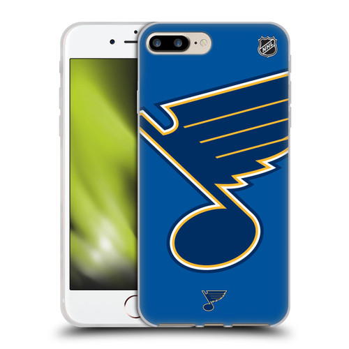 NHL St Louis Blues Oversized Soft Gel Case for Apple iPhone 7 Plus / iPhone 8 Plus & MagSafe