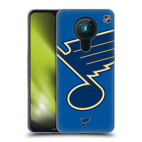 NHL St Louis Blues Oversized Soft Gel Case for Nokia 5.3
