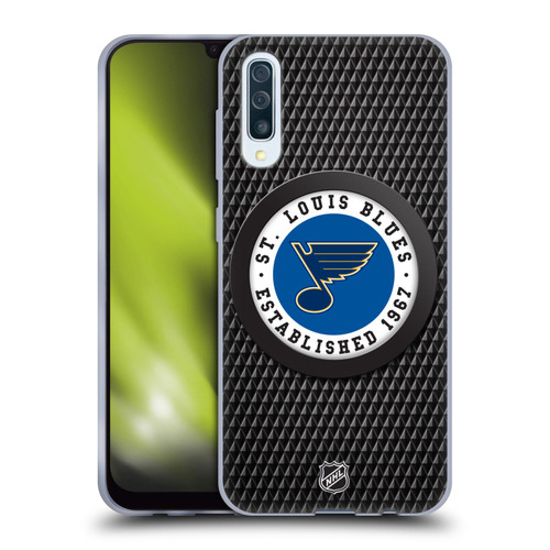 NHL St Louis Blues Puck Texture Soft Gel Case for Samsung Galaxy A50/A30s (2019)