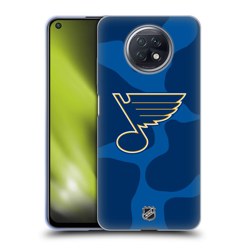 NHL St Louis Blues Cow Pattern Soft Gel Case for Xiaomi Redmi Note 9T 5G
