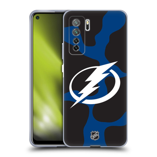 NHL Tampa Bay Lightning Cow Pattern Soft Gel Case for Huawei Nova 7 SE/P40 Lite 5G