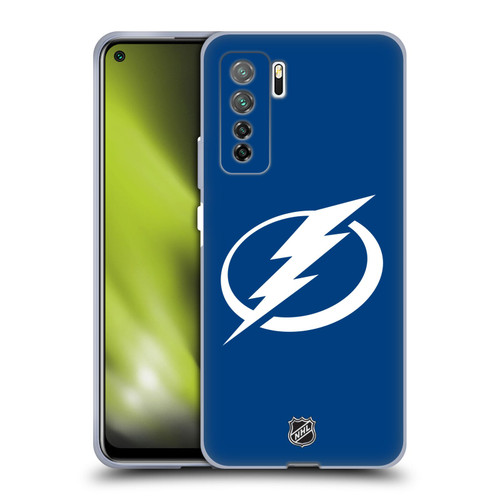 NHL Tampa Bay Lightning Plain Soft Gel Case for Huawei Nova 7 SE/P40 Lite 5G
