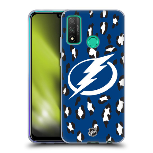 NHL Tampa Bay Lightning Leopard Patten Soft Gel Case for Huawei P Smart (2020)