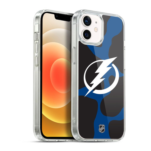 NHL Tampa Bay Lightning Cow Pattern Soft Gel Case for Apple iPhone 12 / iPhone 12 Pro & MagSafe