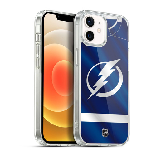 NHL Tampa Bay Lightning Jersey Soft Gel Case for Apple iPhone 12 / iPhone 12 Pro & MagSafe