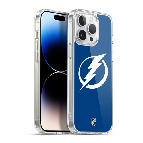 NHL Tampa Bay Lightning Plain Soft Gel Case for Apple iPhone 13 Pro Max
